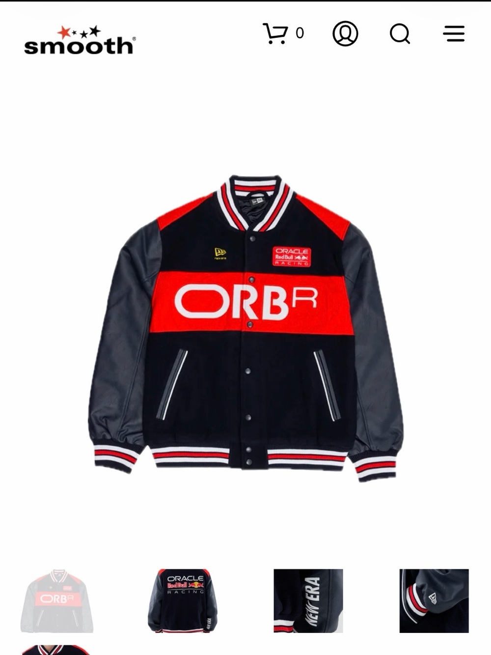New Era Oracle Red Bull Racing F1 Wordmark
Varsity Jacket Nightsky Navy 60897397